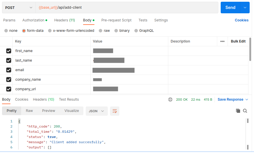 addclient